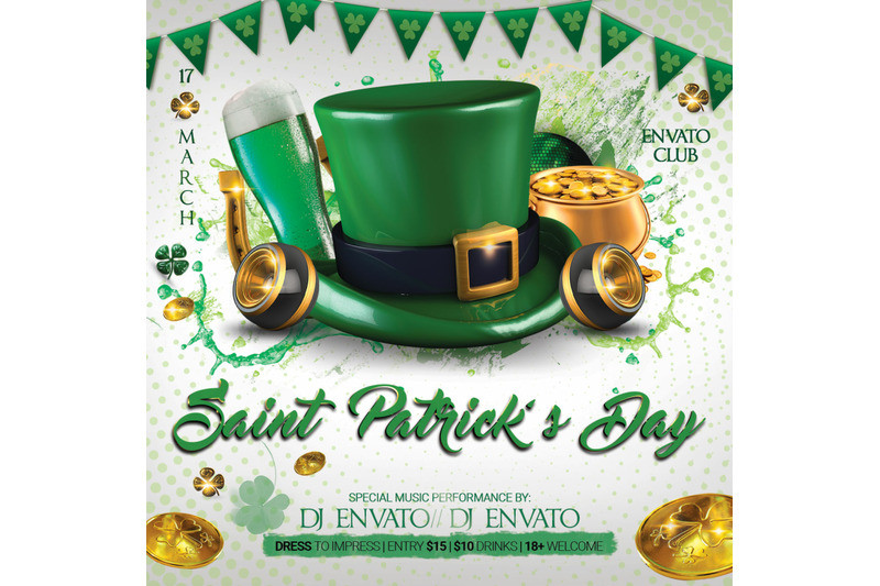 St. Patrick's Day Food
 St Patrick s Day Flyer And Poster By artolus