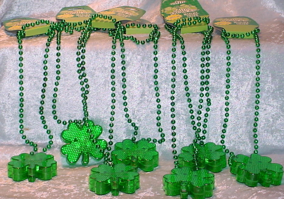 St Patrick's Day Ideas
 SAINT PATRICK S DAY NECKLACE LIGHTS UP 20 INCHES