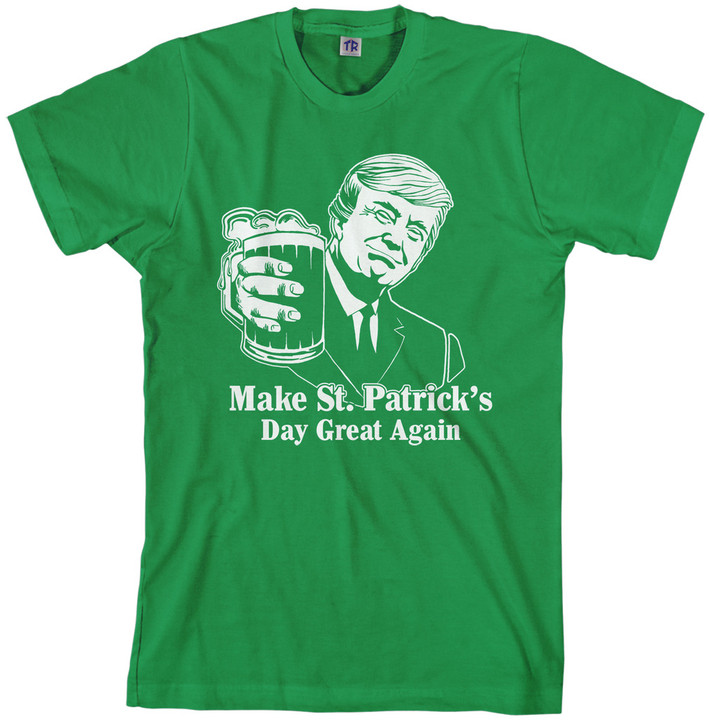 St Patrick's Day Ideas
 Trump Make St Patrick s Day Great Again Men s T Shirt