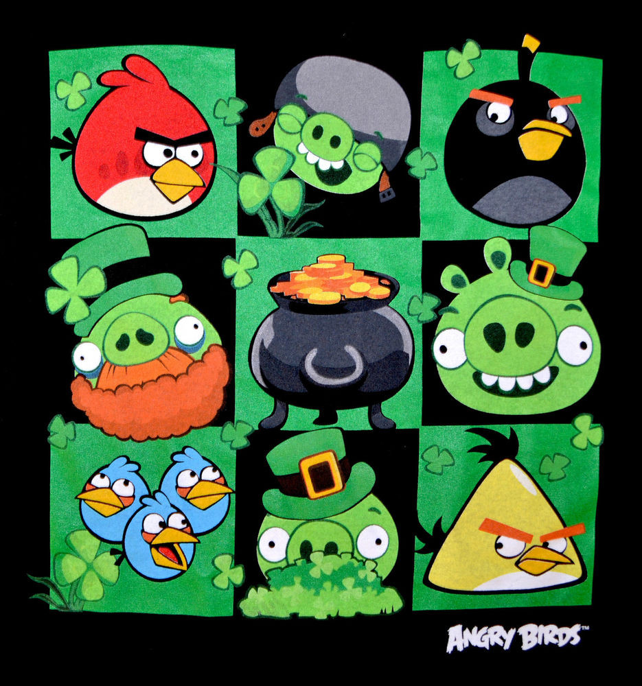 St Patrick's Day Ideas
 Angry Birds Graphic Tee St Patrick s Day Themed T shirt