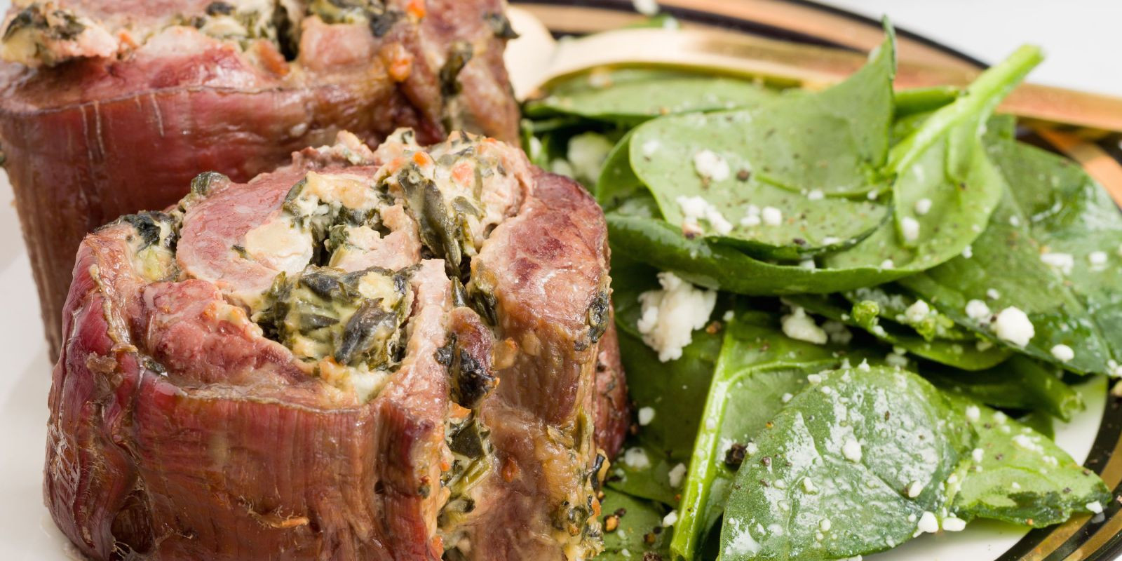 Steak Dinner Menu Ideas
 Spinach and Artichoke Steak Roll Ups Recipe