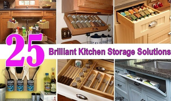 Storage Solutions For Small Kitchen
 25 Brilliant Kitchen Storage Solutions