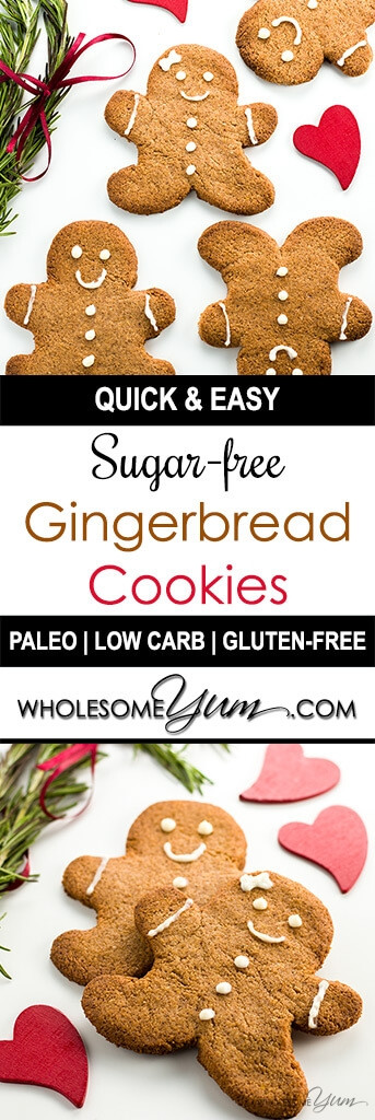 Sugar Free Low Carb Cookies
 Keto Sugar free Low Carb Gingerbread Cookies Recipe VIDEO