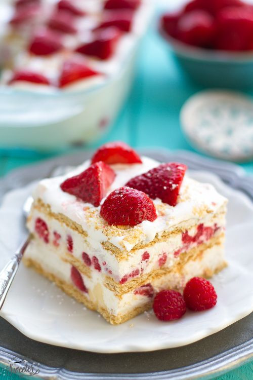 Summer Strawberry Desserts
 Strawberry Icebox Cake Recipe Pinterest