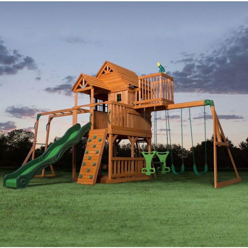 Swing Sets For Big Kids
 Kids Garden Playhouse Outdoor Children Slide Swing