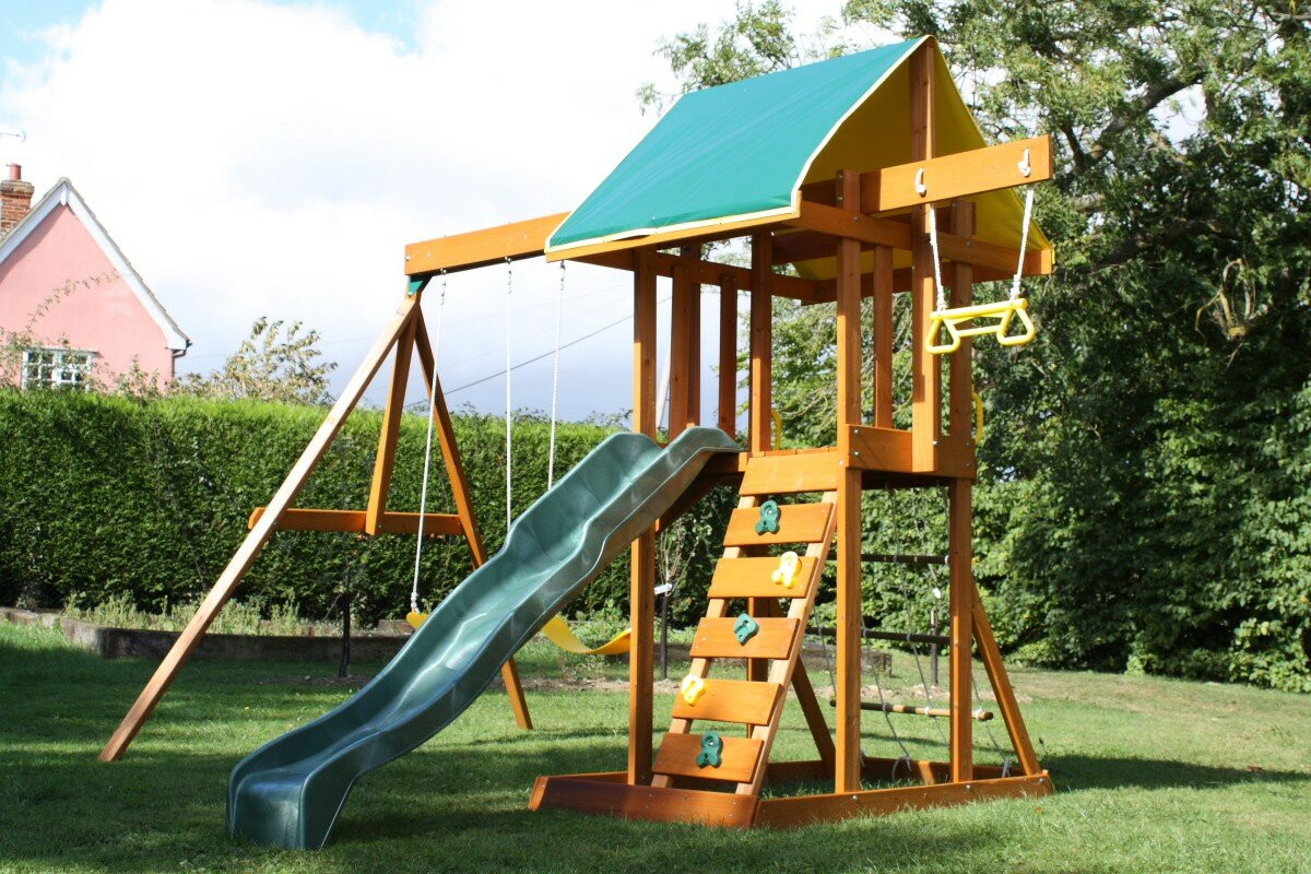 Swing Sets For Big Kids
 Big Backyard Wooden Swing Set & Reviews