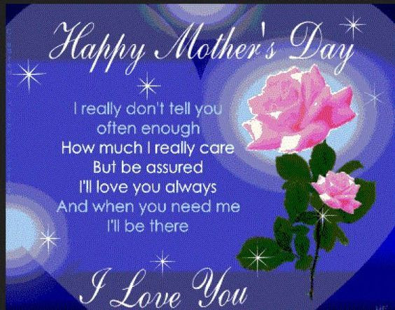 To My Mother Quotes
 Happy Mothers Day I Love You Quote s and