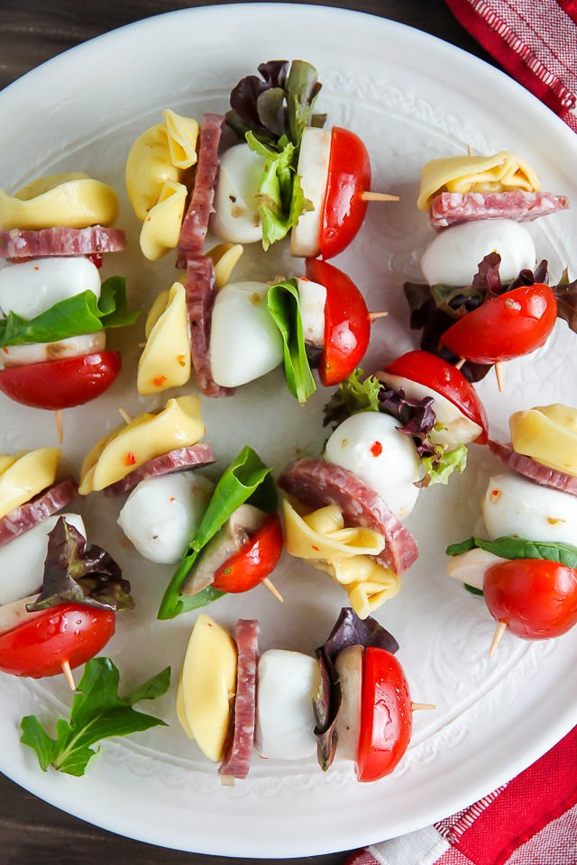Traditional Italian Appetizers
 Easy Appetizer Alert Italian Antipasti Skewers