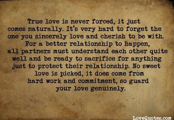 True Quotes About Relationships
 Can true love really end If not why do some