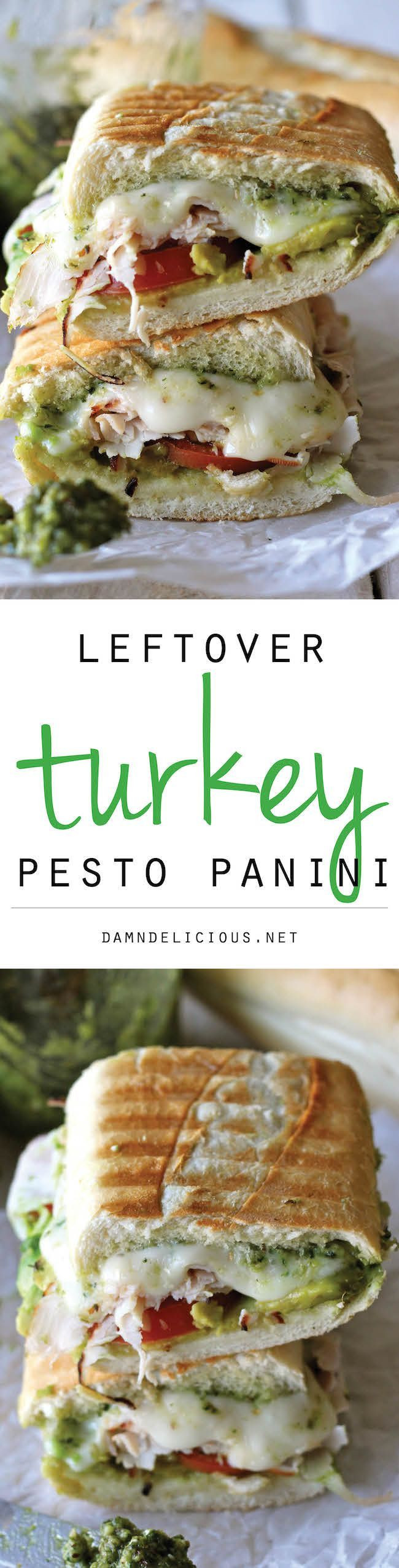 Turkey Pesto Panini Recipe
 Leftover Thanksgiving Turkey Pesto Panini