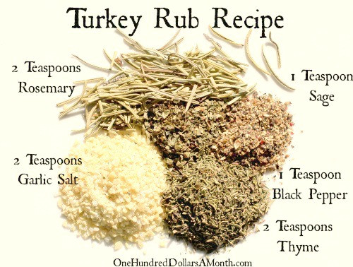 Turkey Seasoning Rubs
 Easy Kitchen Tips Turkey Rub Recipe e Hundred