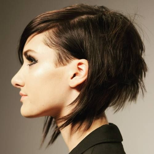 Undercut Bob Hairstyle
 30 Layered Bob Haircuts For Weightless Textured Styles