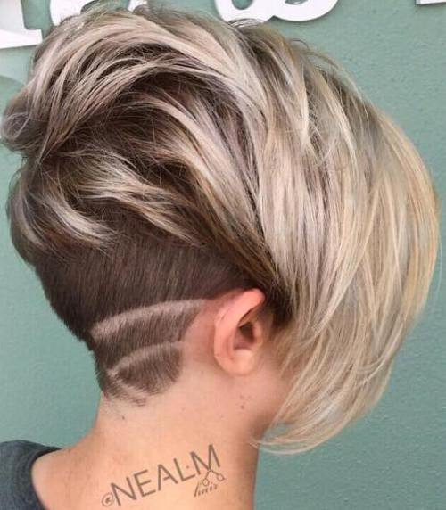 Undercut Bob Hairstyle
 40 Short Shag Hairstyles That You Simply Can’t Miss