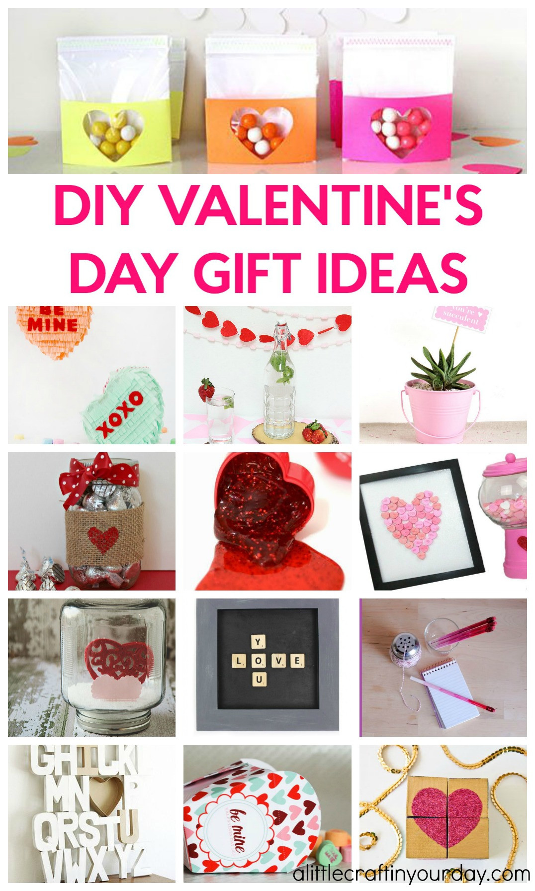 Valentine Homemade Gift Ideas
 DIY Valentines Day Gift Ideas A Little Craft In Your Day