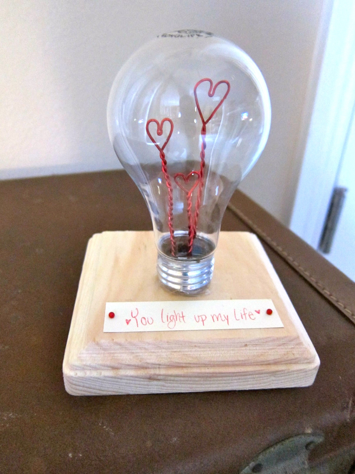 Valentine Homemade Gift Ideas
 Saleena DIY Valentine Light Bulb