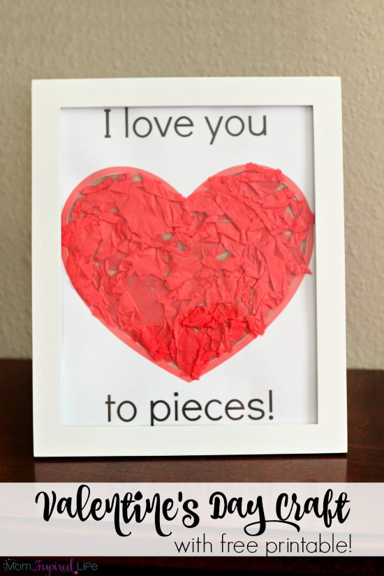 Valentines Day Activities For Preschoolers
 I Love You to Pieces Valentine s Day Craft Activity