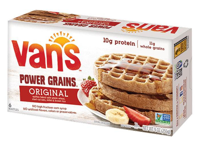 Vans Power Grains Waffles
 18 healthy frozen dinners desserts sides and snacks