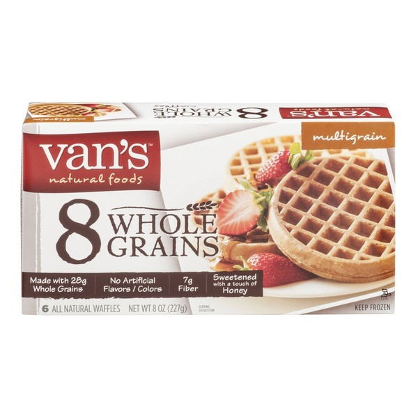 Vans Power Grains Waffles
 Van s Whole Grains Waffles Multigrain from Berkeley Bowl