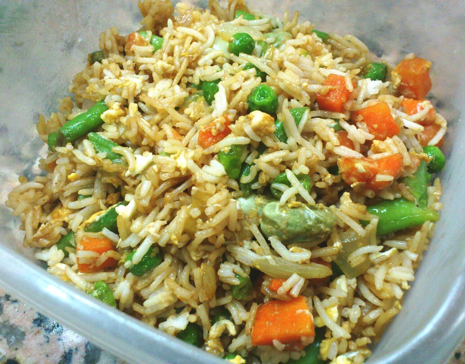 Veg Fried Rice
 QUICK HEALTHY VEGETABLE FRIED RICE WITH EGG