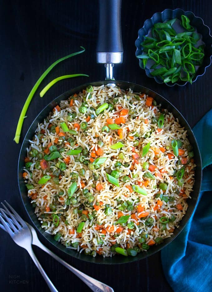 Veg Fried Rice
 Ve able Fried Rice Indian Style Video