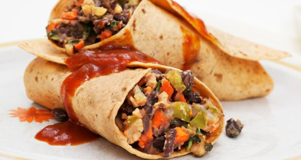 Vegetable Burritos Recipe
 Ve arian Burritos Recipe NDTV Food