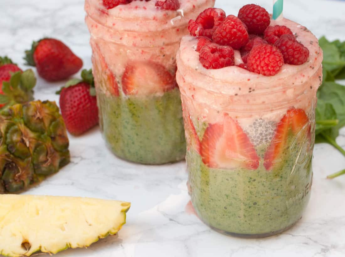 Vegetable Smoothies That Taste Good
 Fruit and Ve able Layered Smoothie • Mindful Avocado