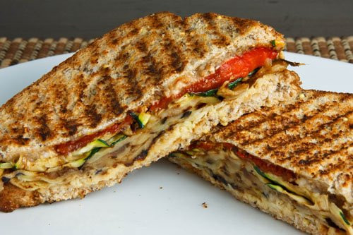 Vegetarian Panini Recipes
 Grilled Ve able Panini on Closet Cooking