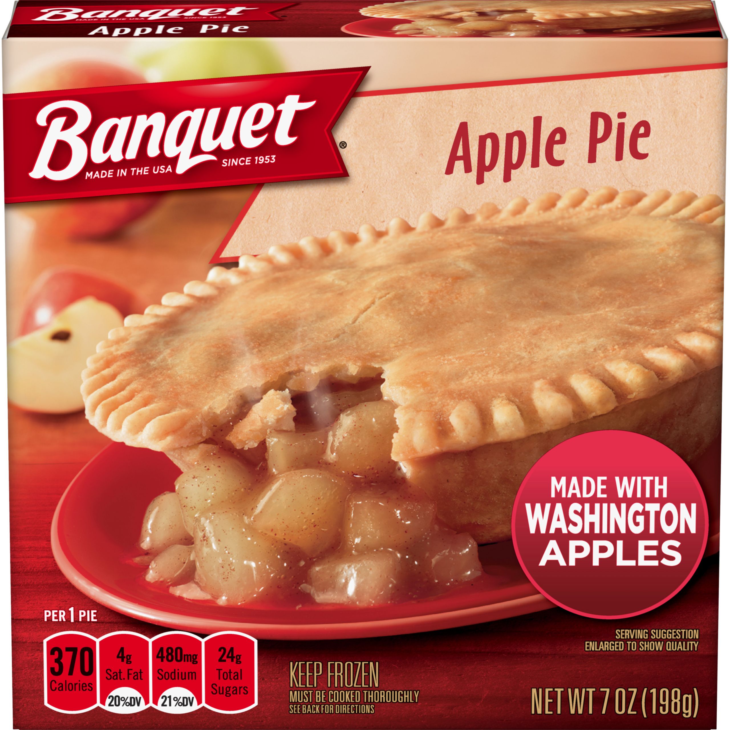 Walmart Apple Pie
 Banquet Apple Pie Frozen Dessert 7 Ounce Walmart