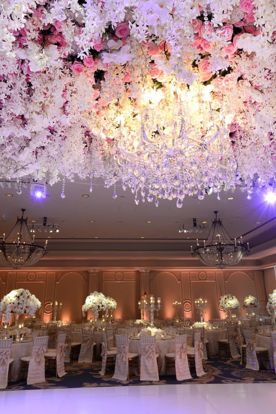 Wedding Ceiling Decorations
 10 Floral Reception Ceilings That Will Make You Re think