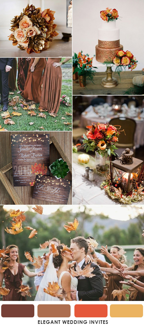 Wedding Colors By Season
 How To Choose Brown As Your Wedding Colors By Season