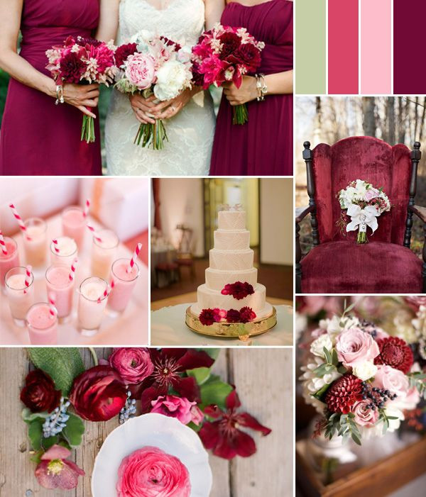 Wedding Colors By Season
 Fabulous Pink Wedding Color bo Ideas for Different