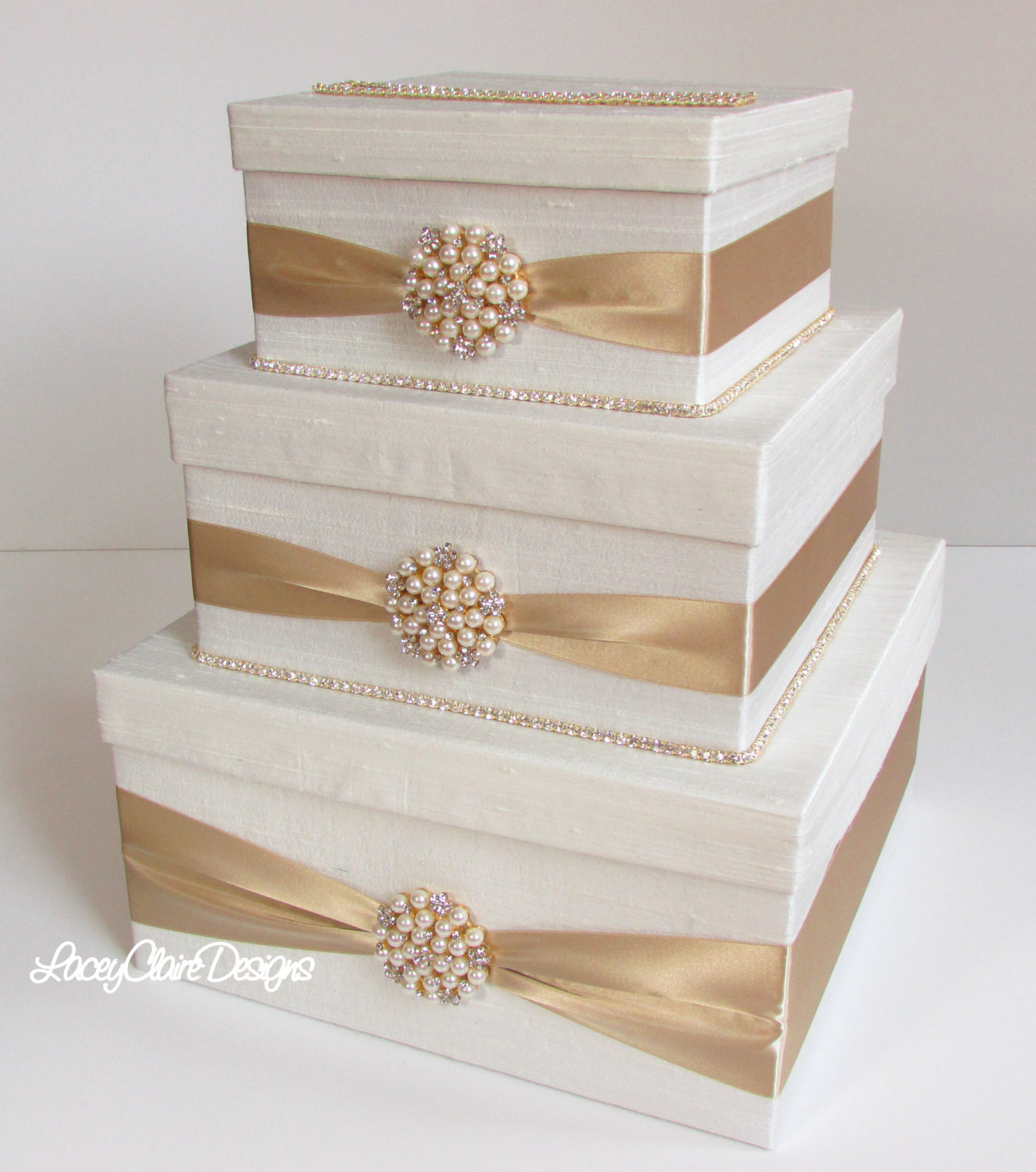 Wedding Gift Card Boxes Ideas
 Wedding Card Box Bling Card Box Rhinestone Money Holder