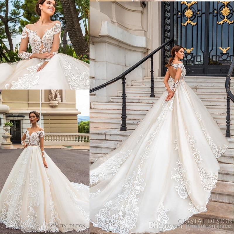 Wedding Gowns Designers
 2018 Stunning Designer Wedding Dresses with Sheer Long