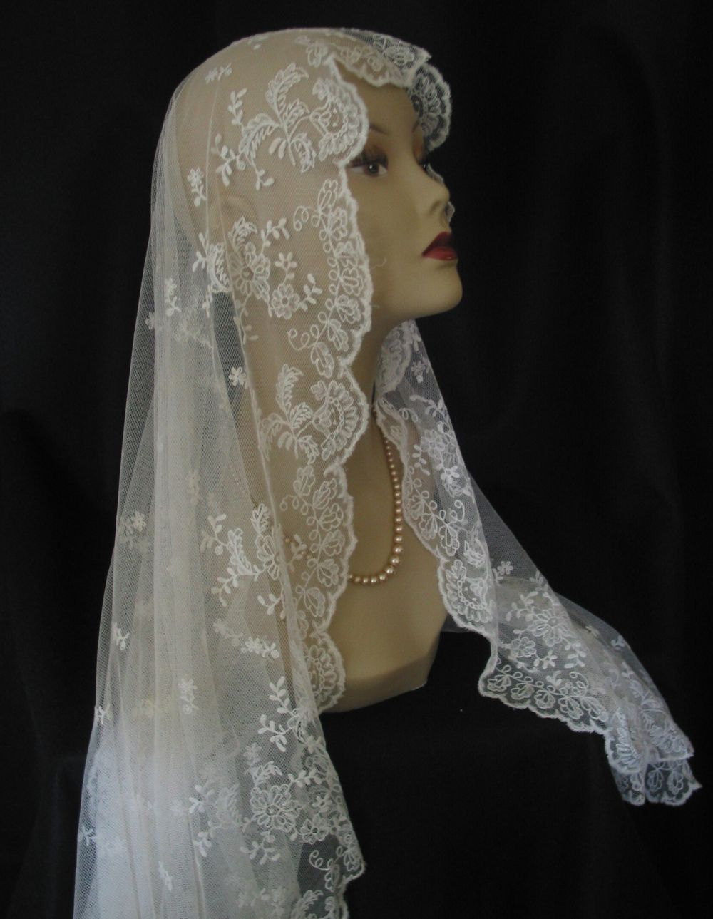 Wedding Lace Veils
 1915 Antique Lace Wedding Veil