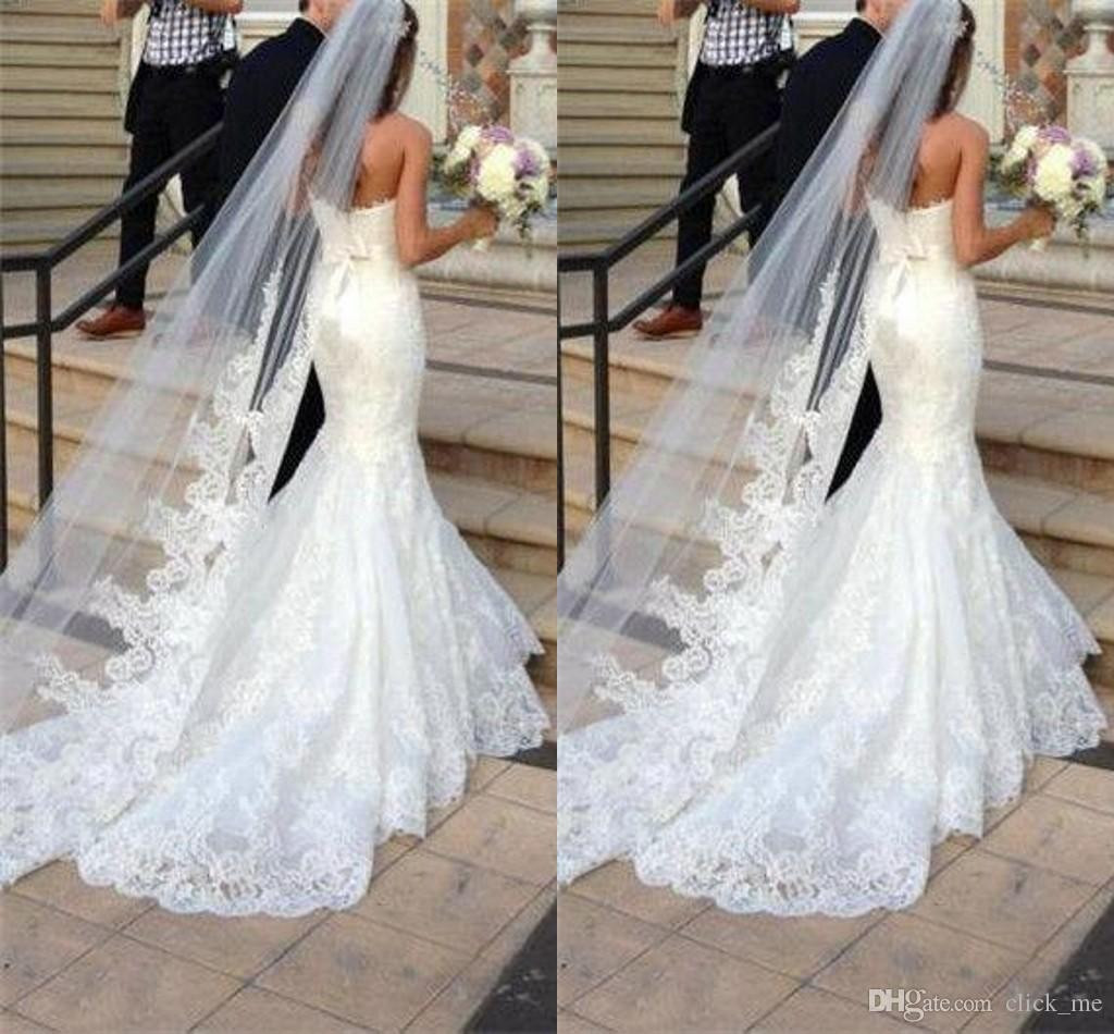 Wedding Lace Veils
 Princess Wedding Veils Cheap Long Lace Bridal Veils e