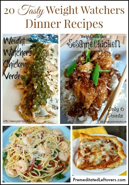Weight Watcher Dinner Recipes
 20 Weight Watchers Dinner Recipes Premeditated Leftovers™