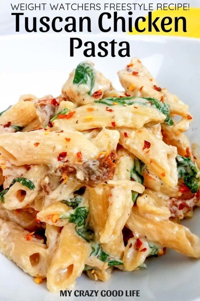 Weight Watcher Dinner Recipes
 Weight Watchers Tuscan Chicken Pasta