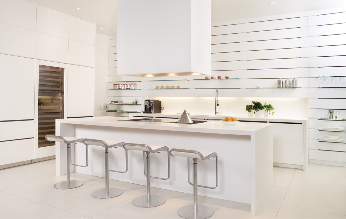 White Contemporary Kitchen Cabinets
 30 Modern White Kitchens That Exemplify Refinement