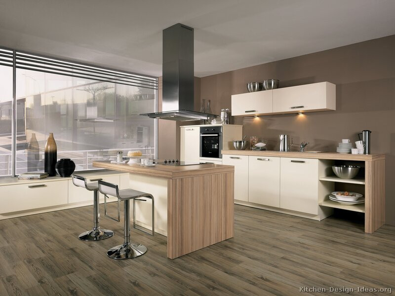 White Contemporary Kitchen Cabinets
 of Kitchens – Style Modern Kitchen Design