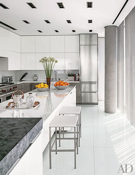 White Contemporary Kitchen Cabinets
 35 Sleek and Inspiring Contemporary Kitchens s