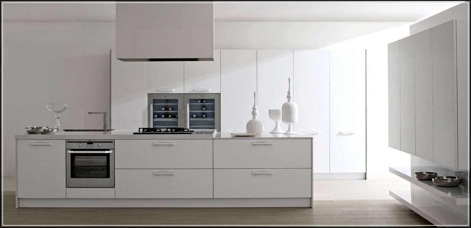 White Contemporary Kitchen Cabinets
 White Modern Kitchen Cabinets Ideas to Add