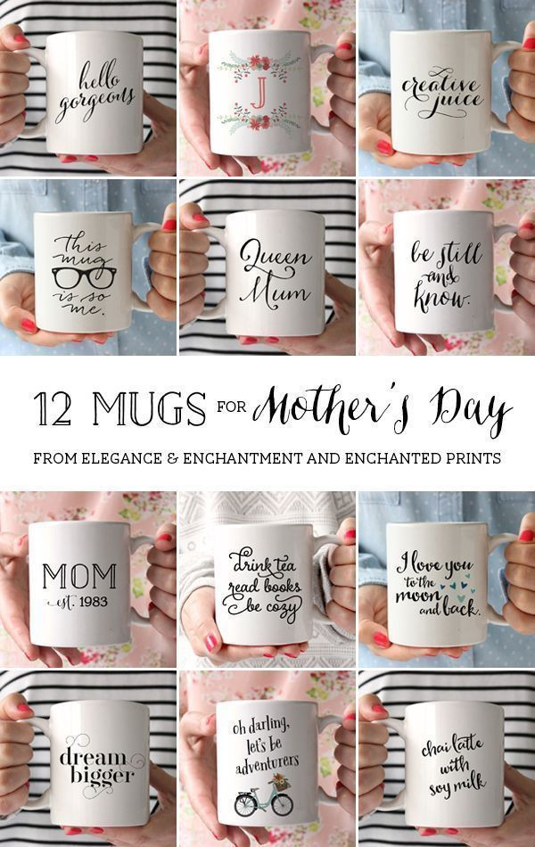Wife Mothers Day Gift Ideas
 12 Mugs for Mother s Day diy ts goo s