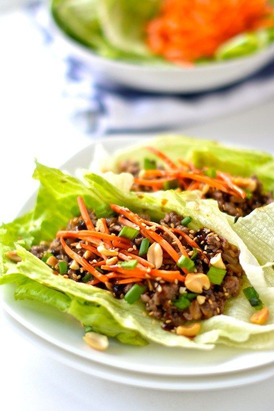 1 Cup Ground Turkey Calories
 Healthy Asian Lettuce Wraps Recipe