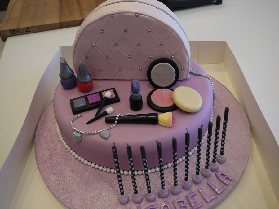 10 Year Old Birthday Cakes
 Vanity Case Cake CakeCentral