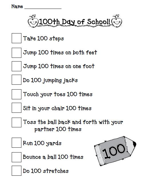 100 Day Activities For Preschoolers
 The Sharpened Pencil 100th Day
