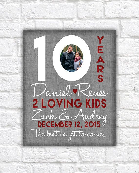10Th Anniversary Gift Ideas For Husband
 10th Wedding Anniversary Gift 10 Year Anniversaries