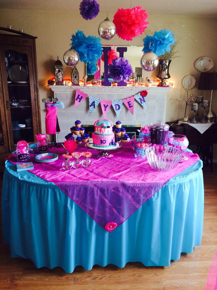 10Th Birthday Party Ideas For Girls
 Girls 10th birthday party Party Ideas Pinterest