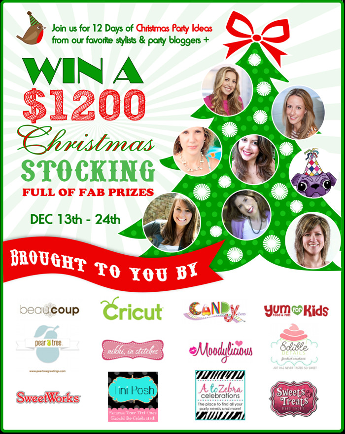 12 Days Of Christmas Party Ideas
 12 Days of Christmas Party Ideas & a $1200 Giveaway