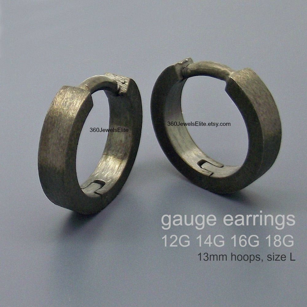12 Gauge Earrings
 Gauge earrings 14 Gauge earrings body jewelry 12 gauge