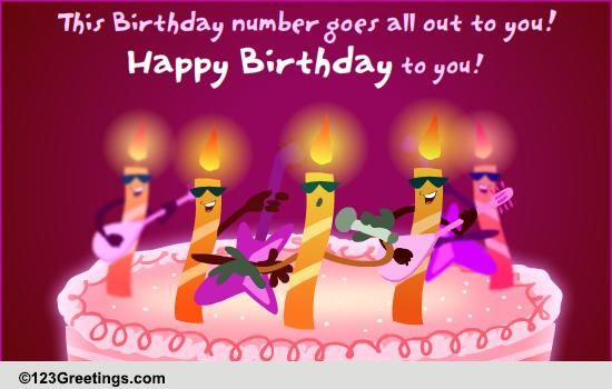 123 Greetings Birthday Cards
 A Singing Birthday Wish Free Songs eCards Greeting Cards